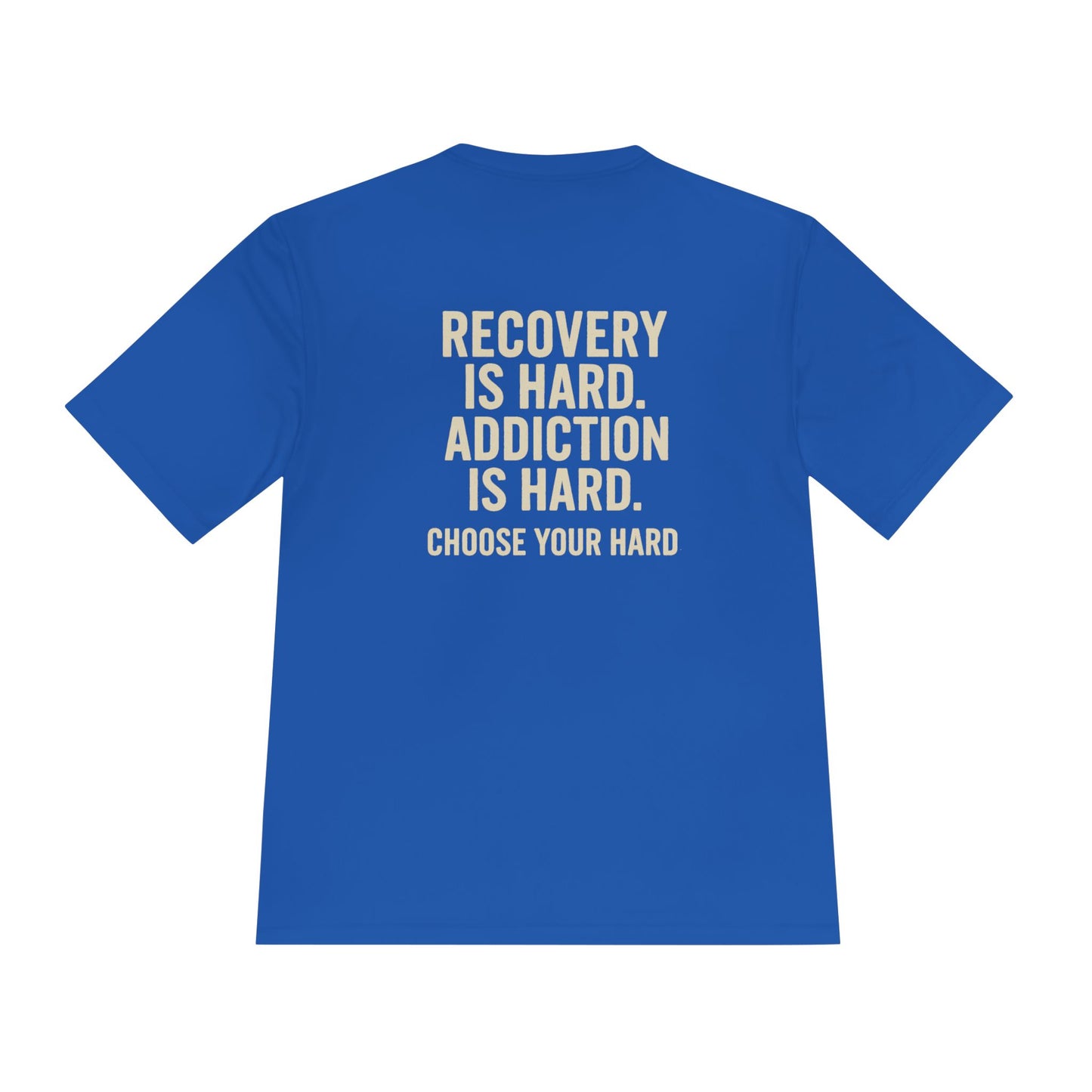 Empowerment Recovery Tee | Fitness Shirt, Motivational Tee, Unisex Activewear, Recovery Awareness Apparel, Choose Your Hard T-Shirt