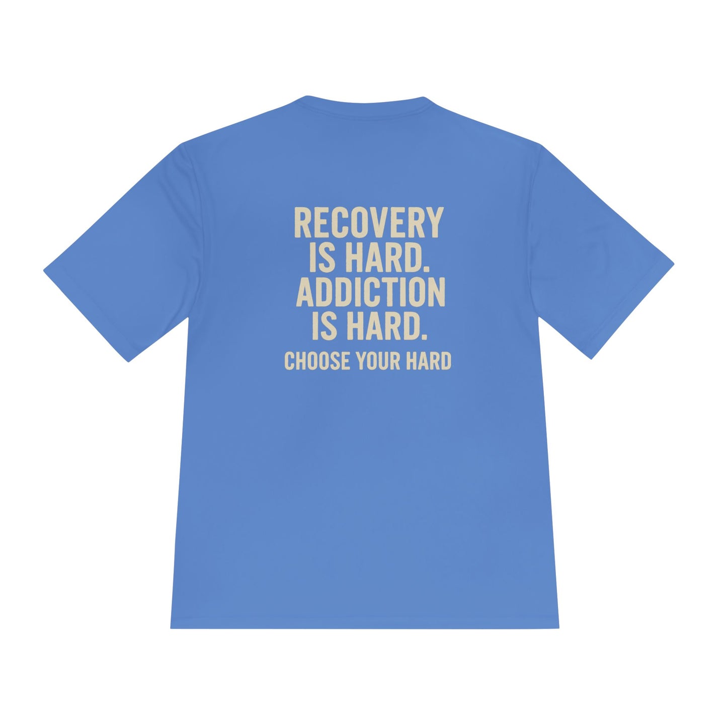 Empowerment Recovery Tee | Fitness Shirt, Motivational Tee, Unisex Activewear, Recovery Awareness Apparel, Choose Your Hard T-Shirt