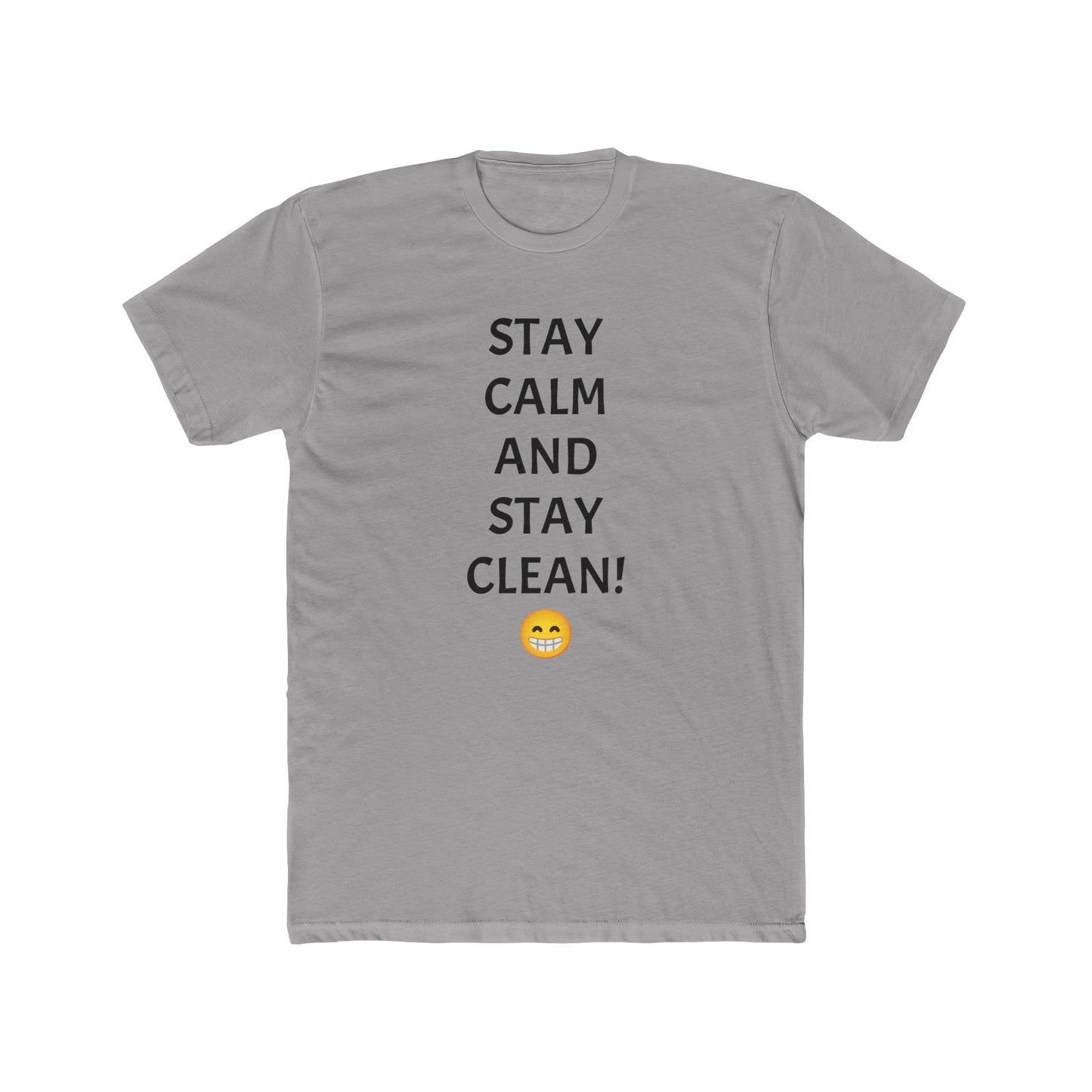 Stay Calm Unisex Cotton Crew Tee - Comfort for Everyday Adventures