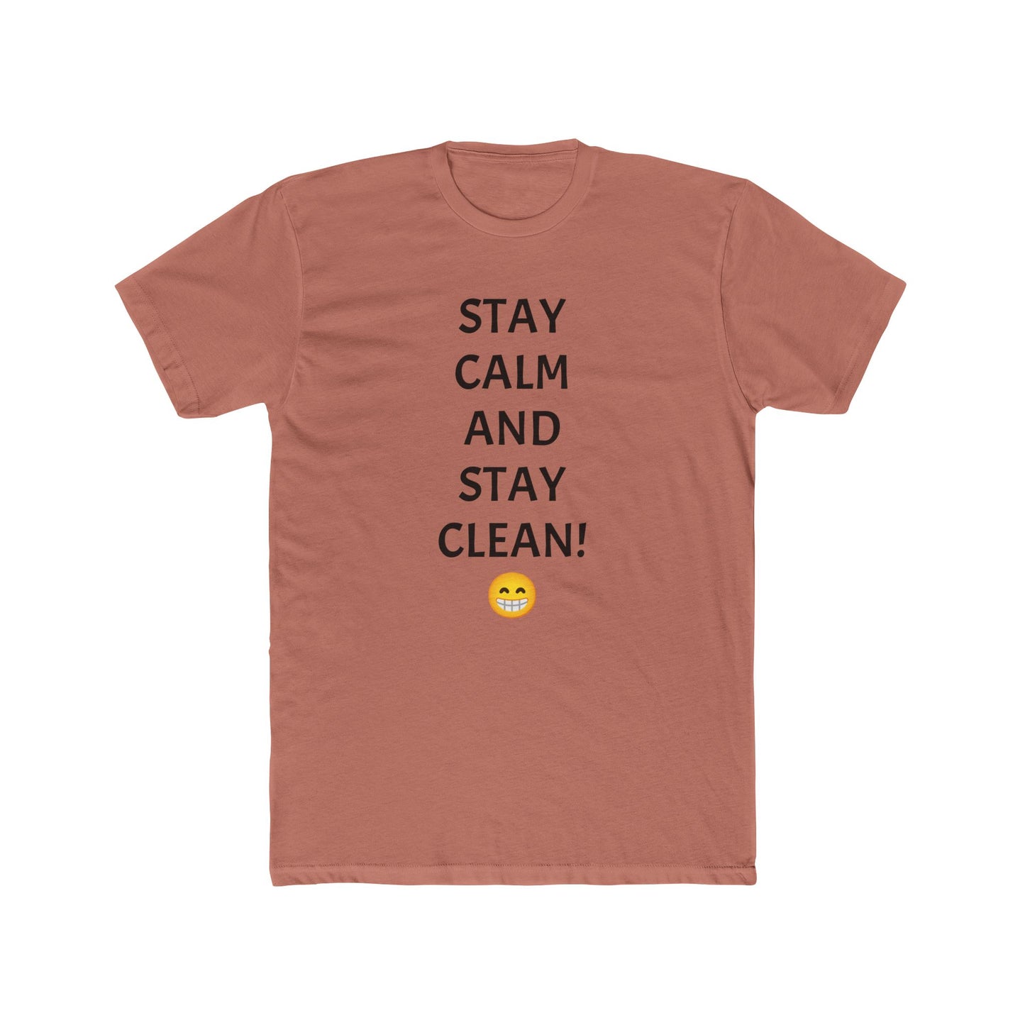 Stay Calm Unisex Cotton Crew Tee - Comfort for Everyday Adventures