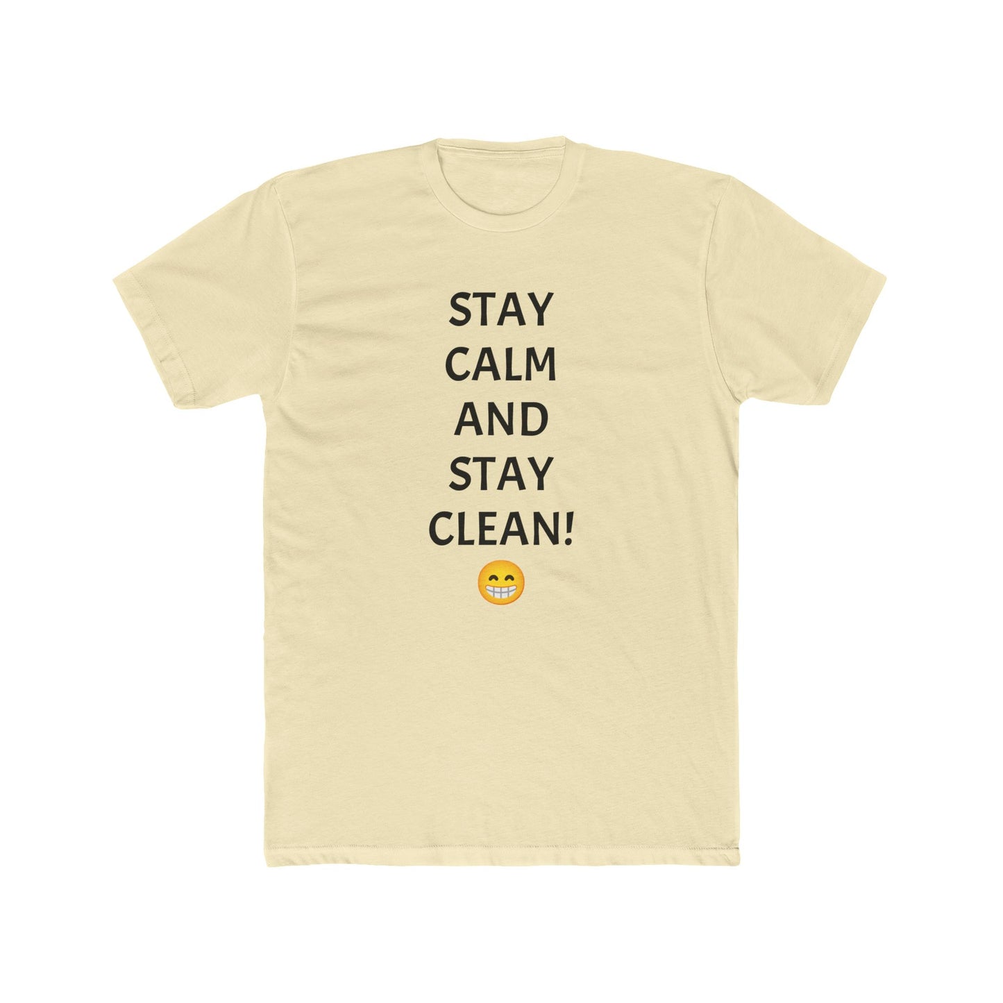 Stay Calm Unisex Cotton Crew Tee - Comfort for Everyday Adventures