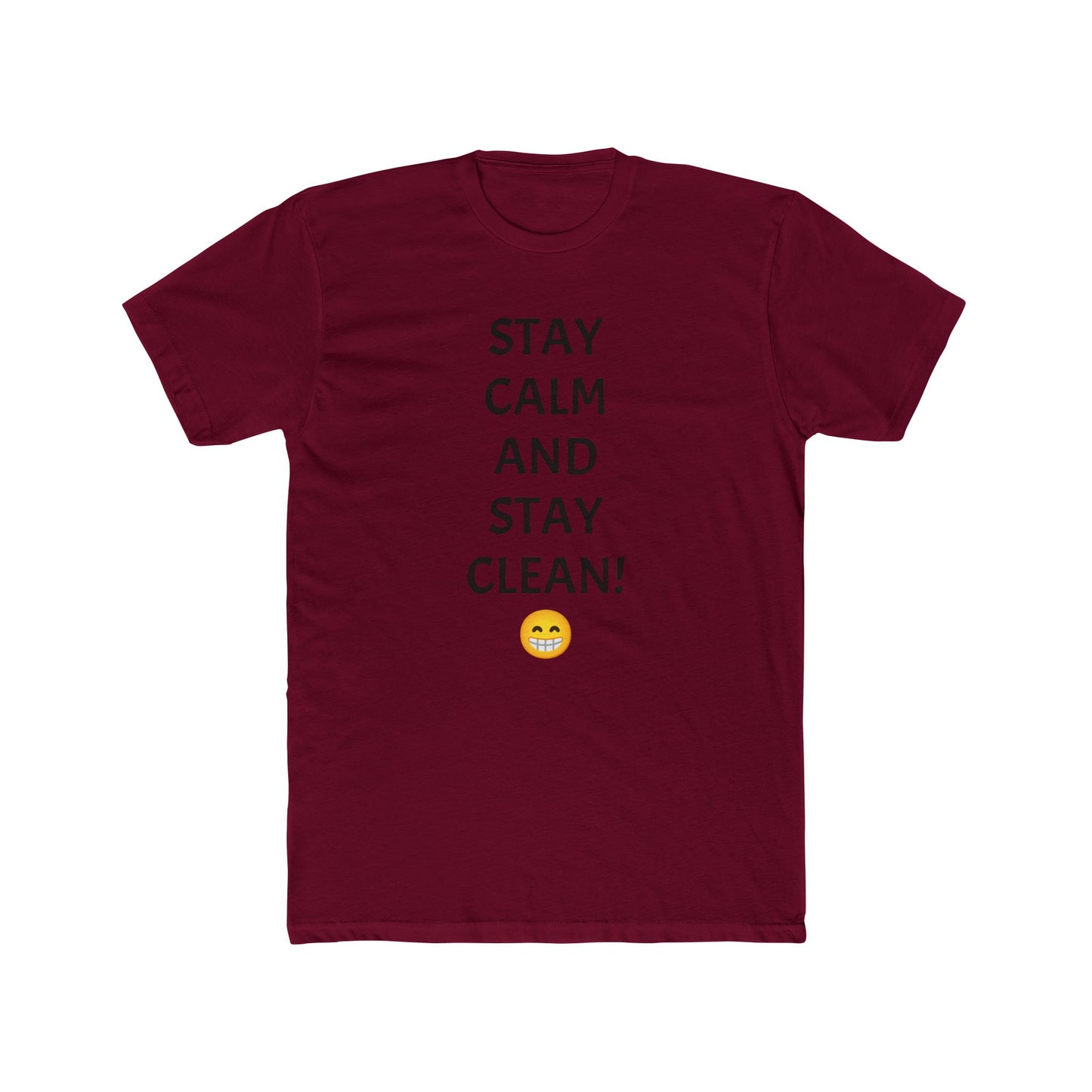 Stay Calm Unisex Cotton Crew Tee - Comfort for Everyday Adventures