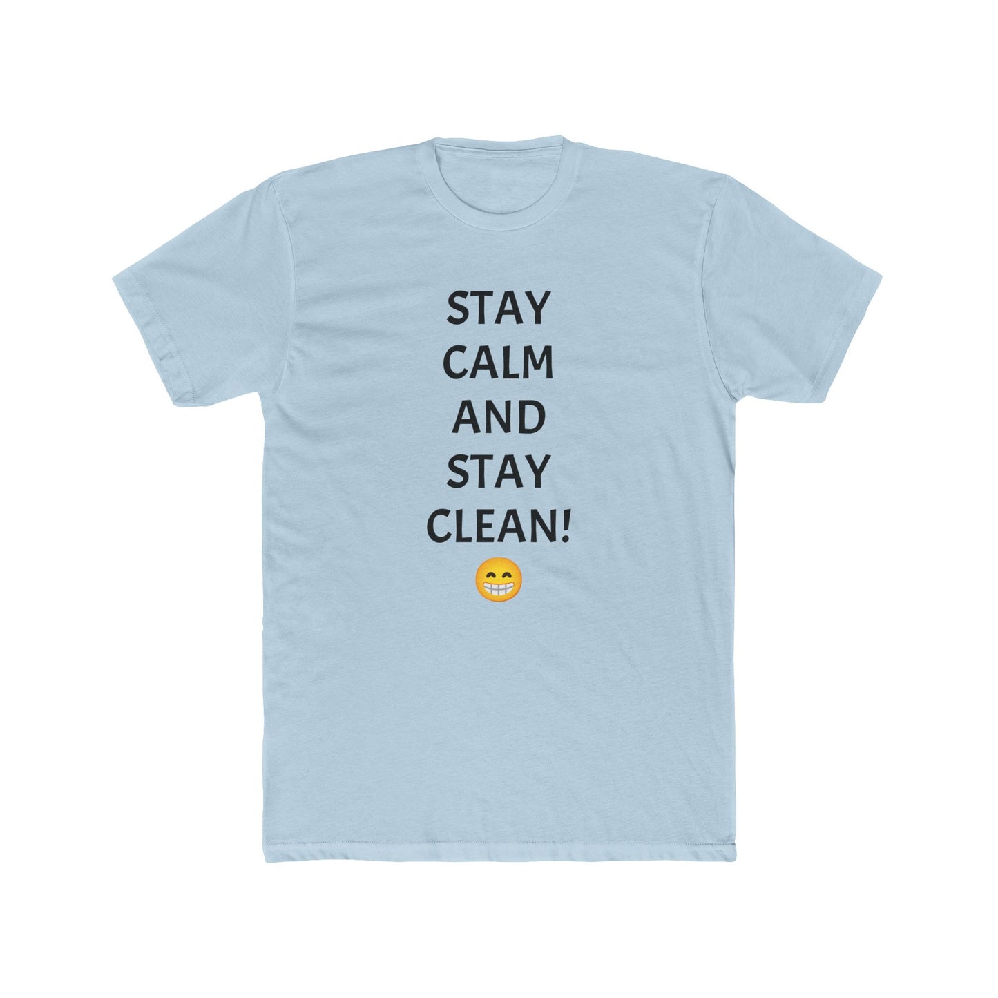 Stay Calm Unisex Cotton Crew Tee - Comfort for Everyday Adventures