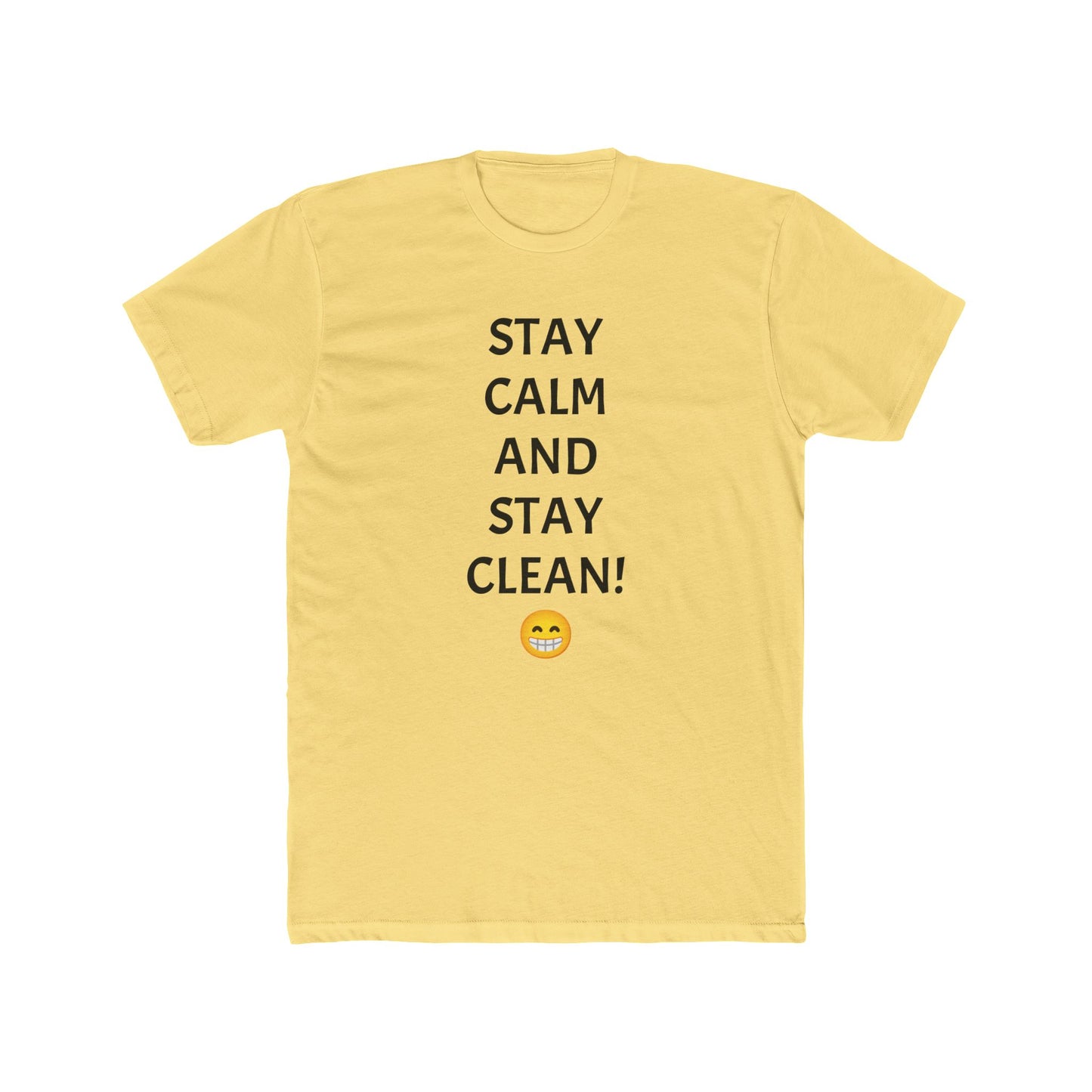 Stay Calm Unisex Cotton Crew Tee - Comfort for Everyday Adventures