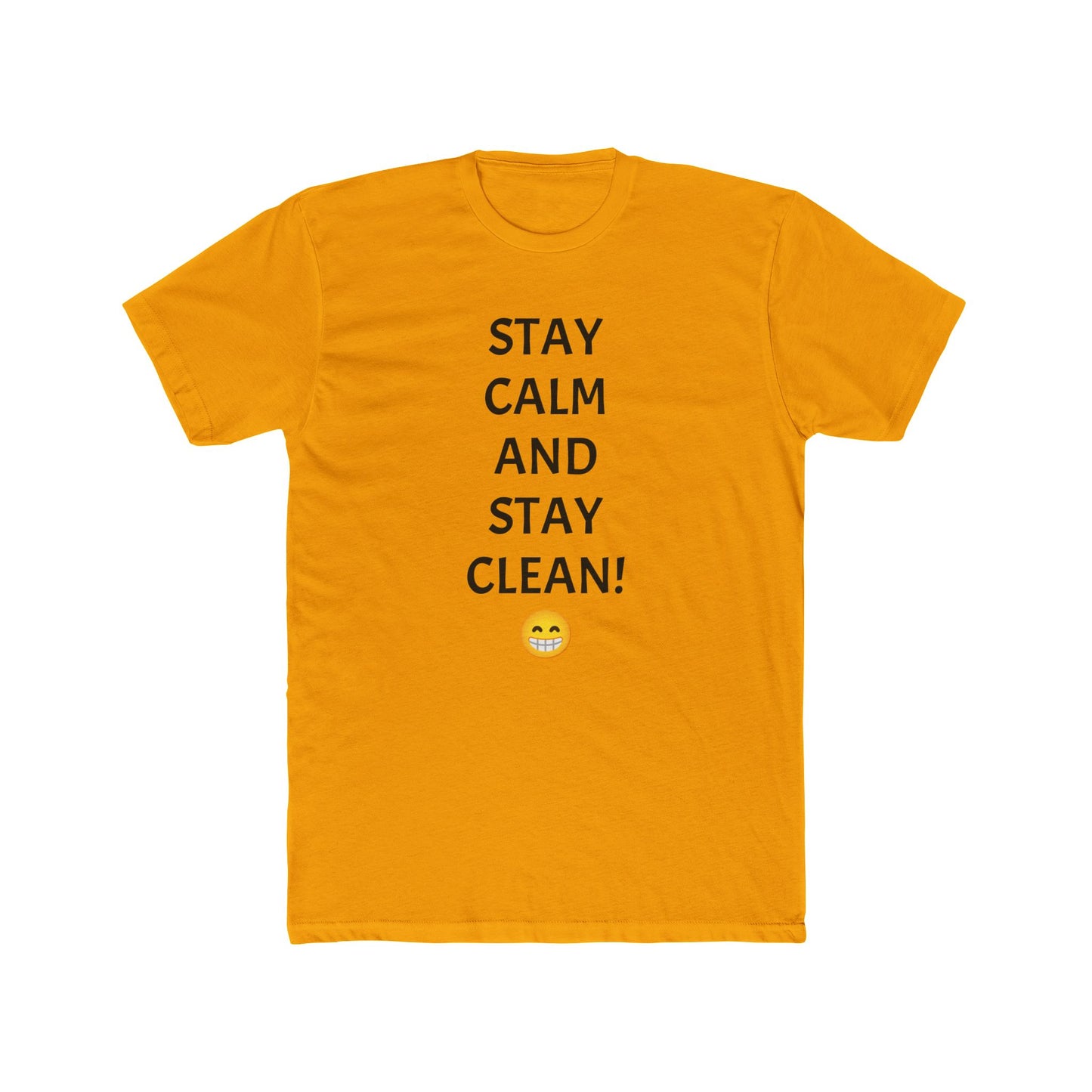 Stay Calm Unisex Cotton Crew Tee - Comfort for Everyday Adventures