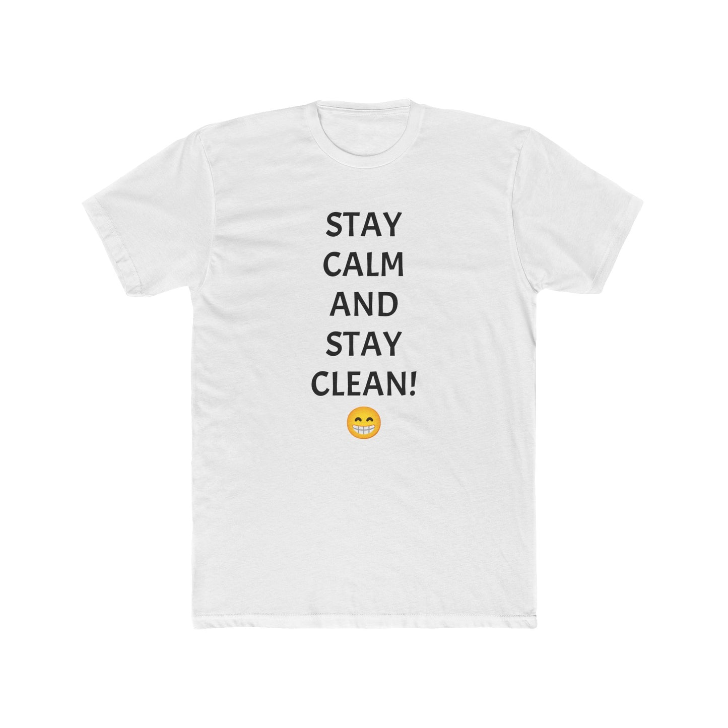 Stay Calm Unisex Cotton Crew Tee - Comfort for Everyday Adventures