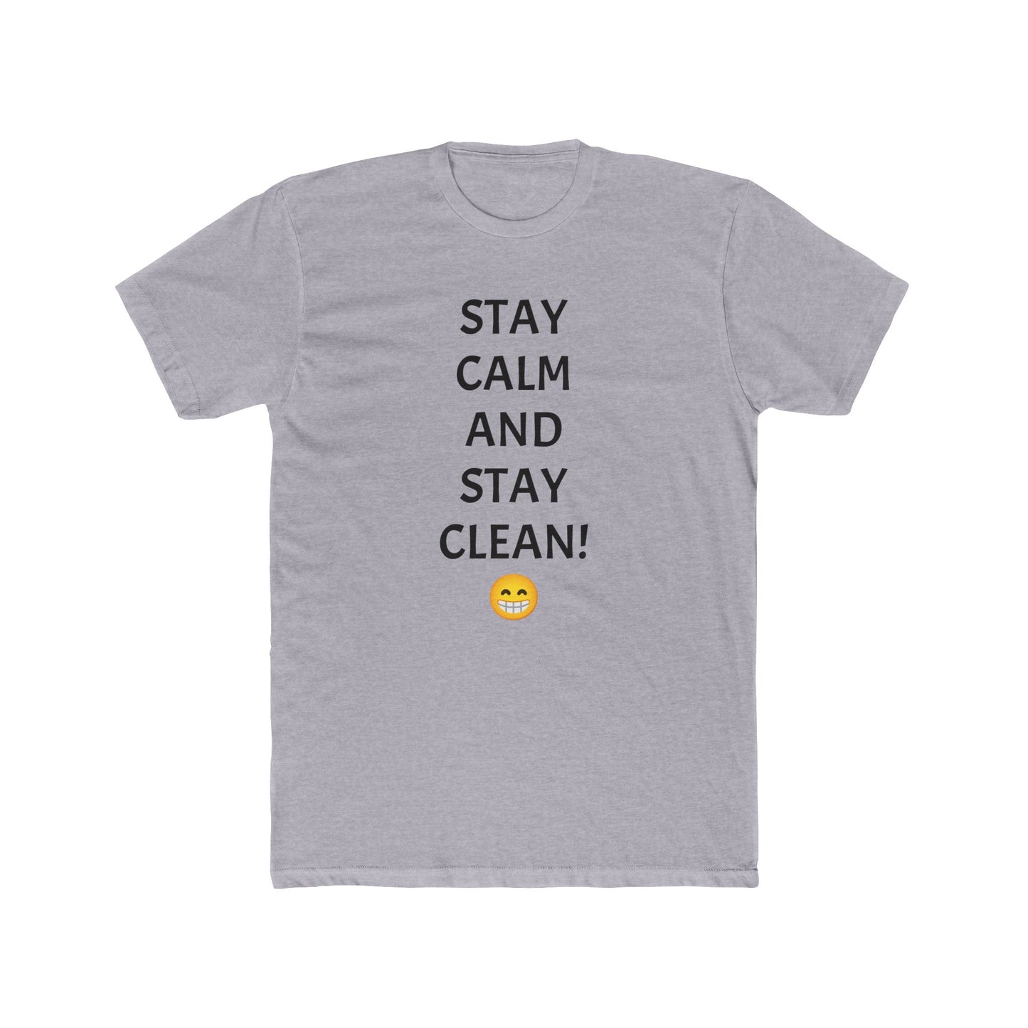 Stay Calm Unisex Cotton Crew Tee - Comfort for Everyday Adventures