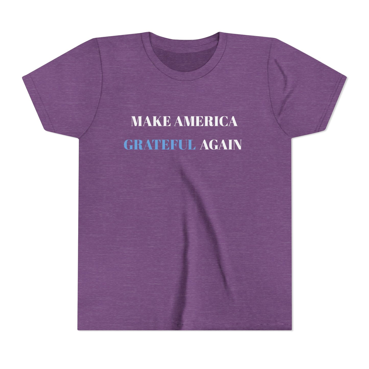 Youth Tee - "Make America Grateful Again" / ’Merica Patriotic Kids Shirt