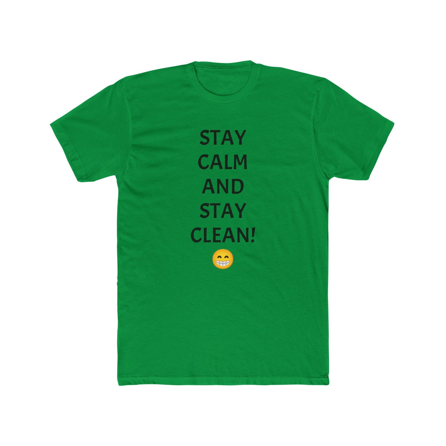 Stay Calm Unisex Cotton Crew Tee - Comfort for Everyday Adventures