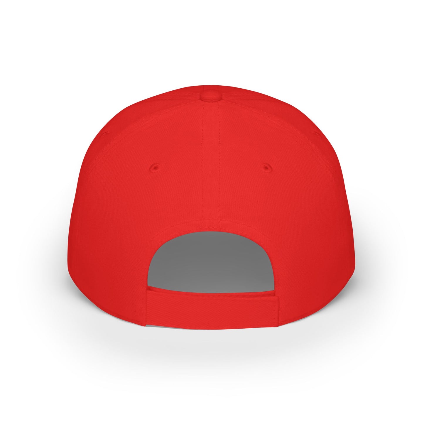 Everyday Recovery Low Profile Baseball Cap - Red Adjustable Hat